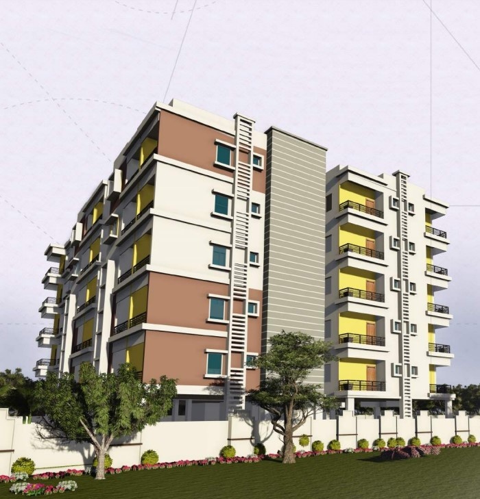 raj manohar residency ii Elevation