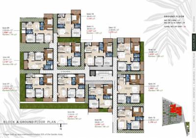  springs Suraksha Springs Cluster Plan for ground Floor