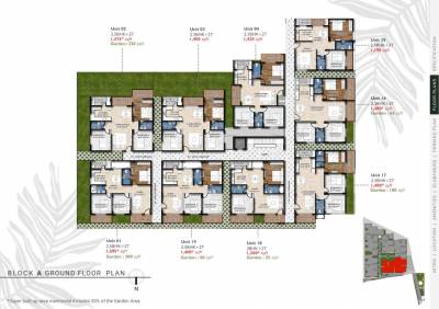  springs Suraksha Springs Cluster Plan for ground Floor