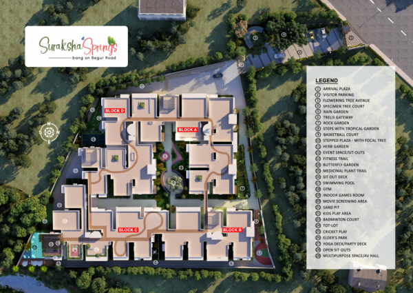 Master Plan masterPlan of Suraksha Springs
