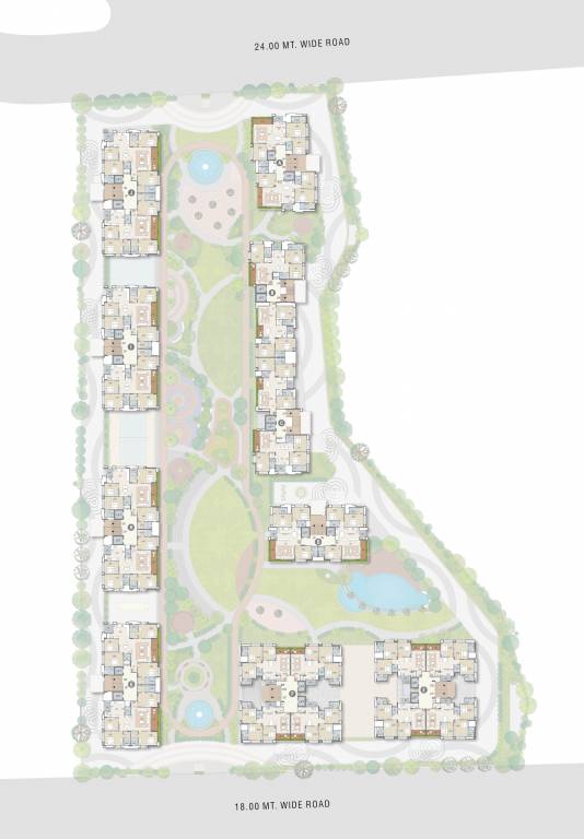 epitome Block A,B,C,D,E,F,G,H,I& J Typical Floor Cluster Plan