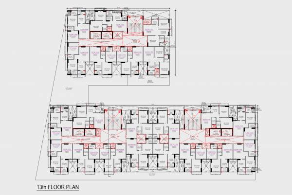  park-lane Block A Cluster Plan for 13th Floor