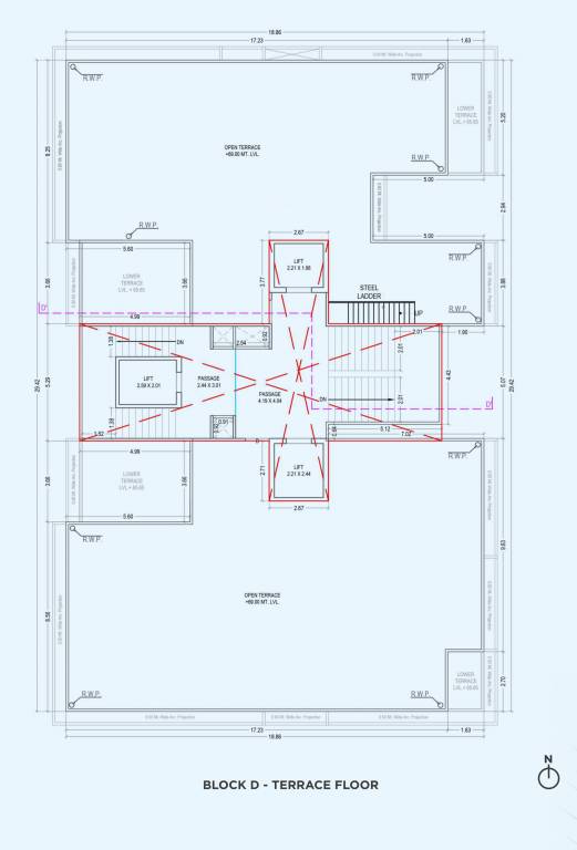  central park Block D Terrace Cluster Plan