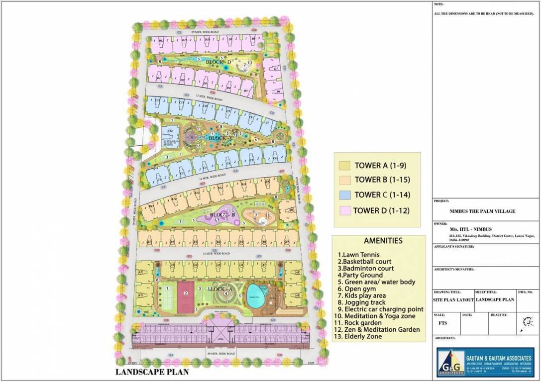 the palm village Master Plan