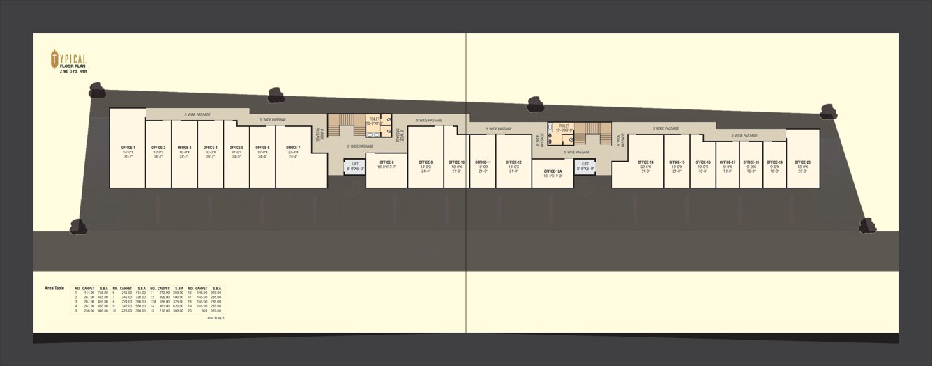  goldcroft Goldcroft Cluster Plan from 2nd to 4th Floor