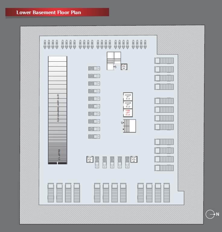 india textile hub D R India Textile Hub Lower Basement Cluster Plan