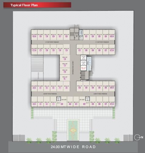  india-textile-hub D R India Textile Hub Typical Cluster Plan