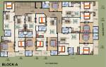 Block A Typical Cluster Plan  orchid-residency Block A Typical Cluster Plan