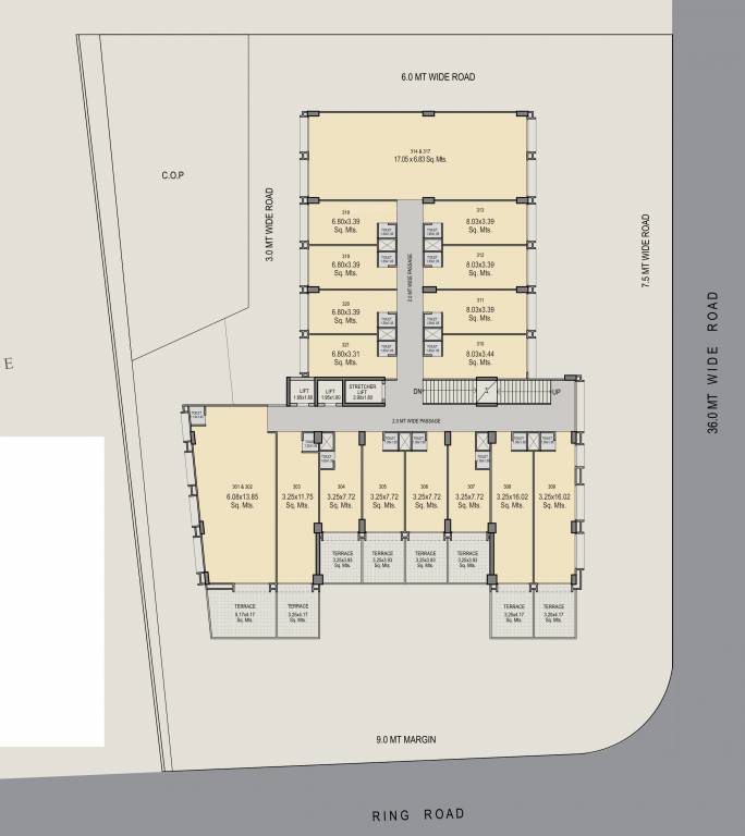  the sankalp The Sankalp Cluster Plan For 3rd Floor