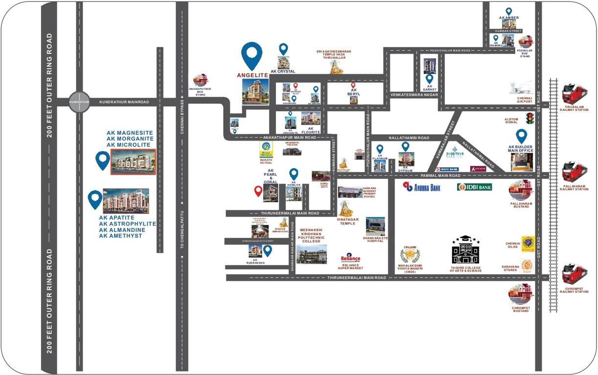  angelite apartment Location Plan