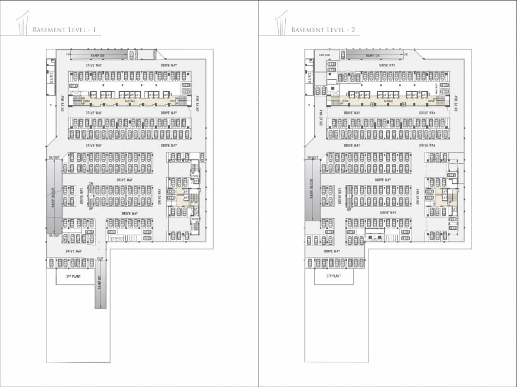  west gate block c West Gate Block C Basement 1 And Basement 2 Cluster Plan