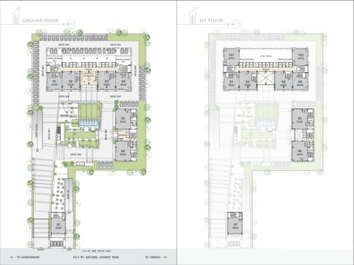  west-gate-block-c West Gate Block C Cluster Plan from ground to 1st Floor