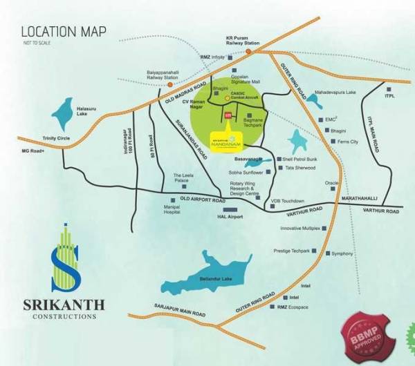  sri-sathvik-nandanam Location Plan