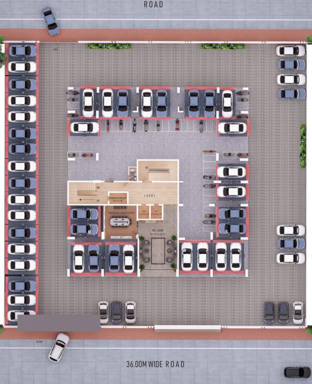  majestic sky bungalow Cluster Plan