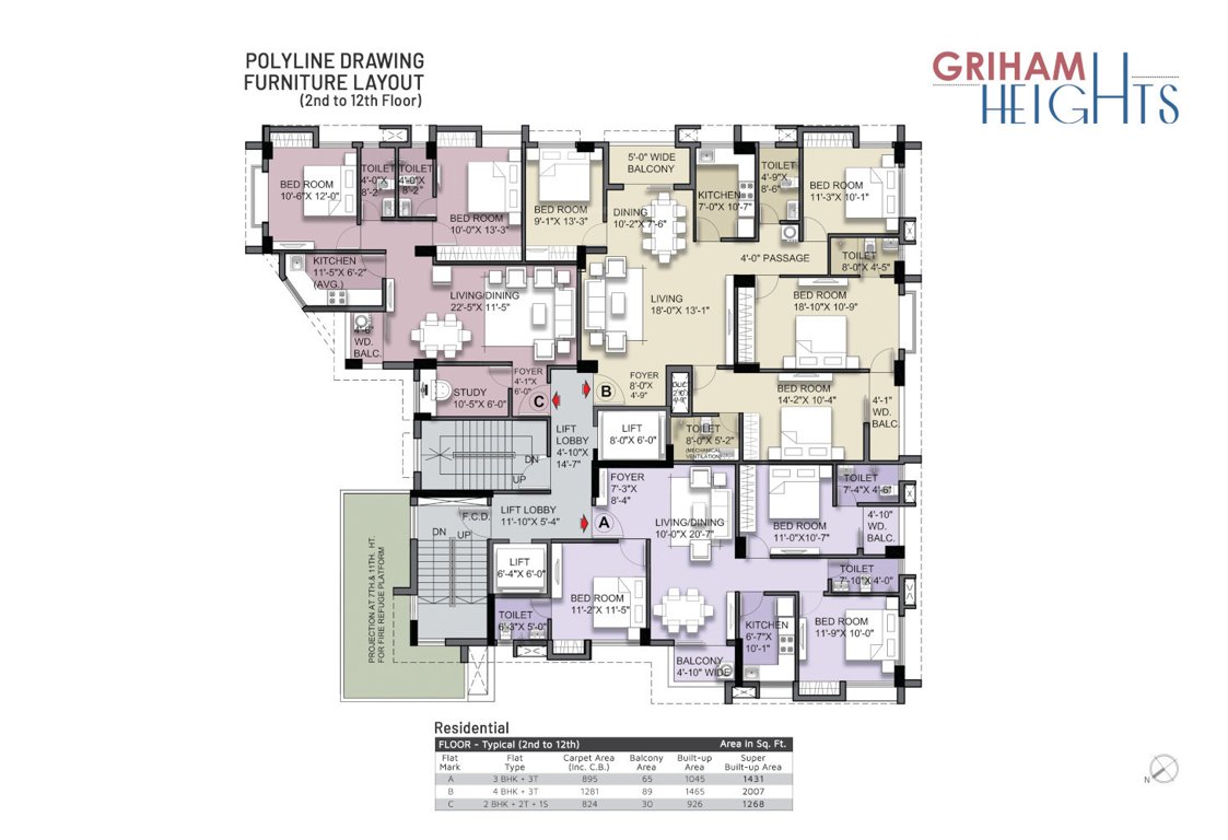  heights Cluster Plan