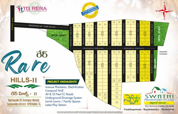  rare-hills Layout Plan