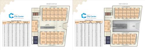  neera-city-centre Neera City Centre Cluster Plan from ground to 1st Floor