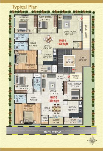  ai-siri-elegant Ai Siri Elegant Cluster Plan from 1st to 5th Floor