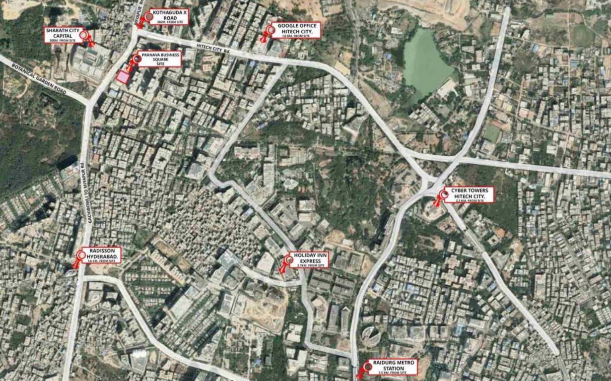  the business square Location Plan