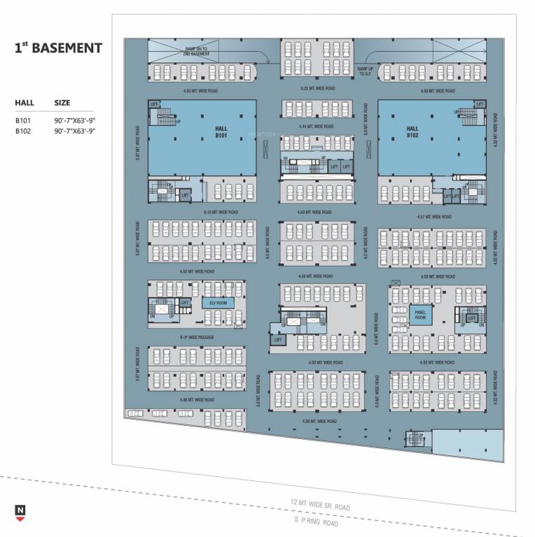  the cbd A Basement Cluster Plan