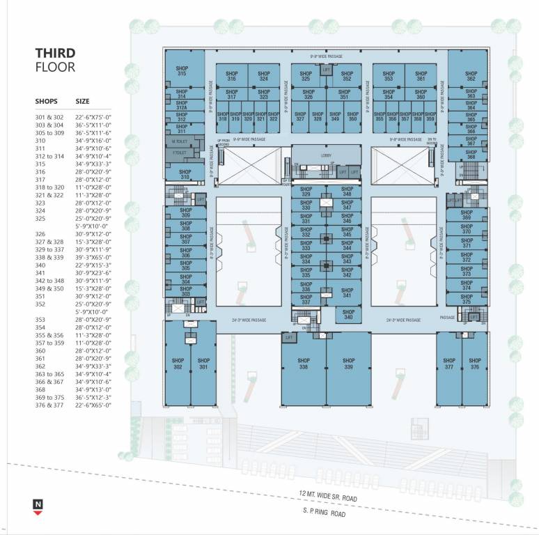  the cbd A Cluster Plan For 3rd Floor
