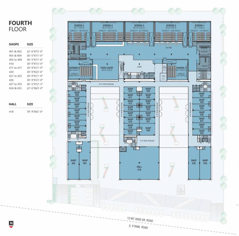  the cbd A Cluster Plan For 4th Floor