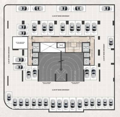  sheetal-kiara Sheetal Kiara Cluster Plan for 1st Basement