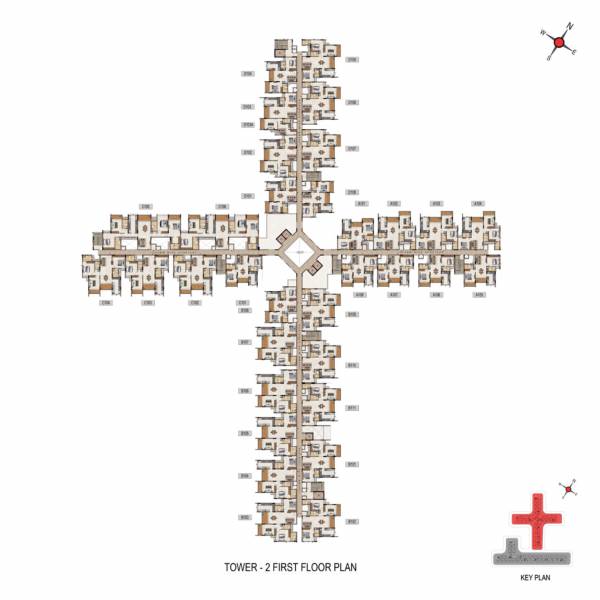  vivacity Tower 2 Cluster Plan