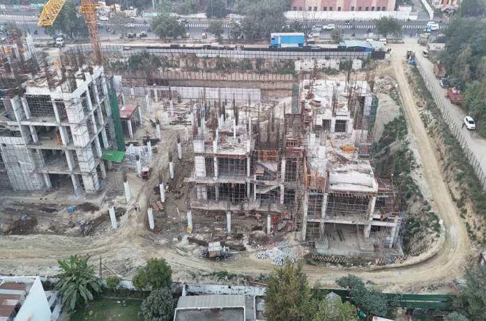  sky garden Tower A Construction Status Jan 25