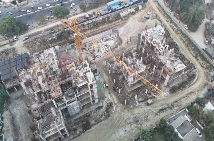  sky garden Tower A Construction Status Jan 25