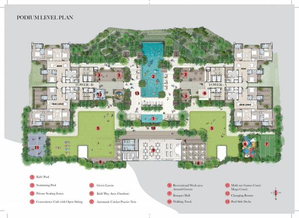  sky-garden Layout Plan