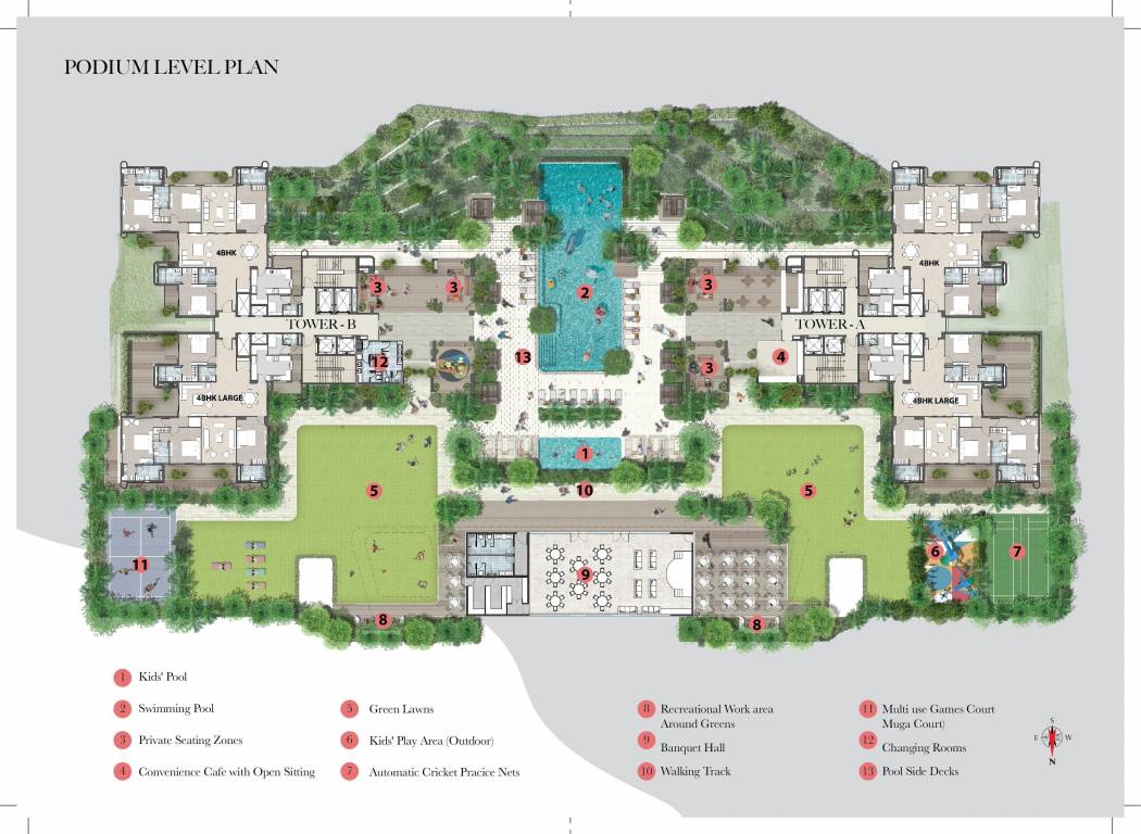  sky garden Layout Plan