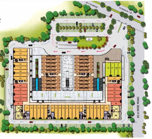  sushma-empiria Cluster Plan For Ground Floor