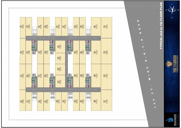  fabrizo Fabrizo Cluster Plan from 2nd to 7th Floor