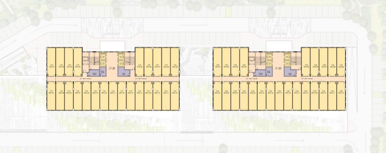  sushma metropol Sushma Metropol Cluster Plan For 10th Floor