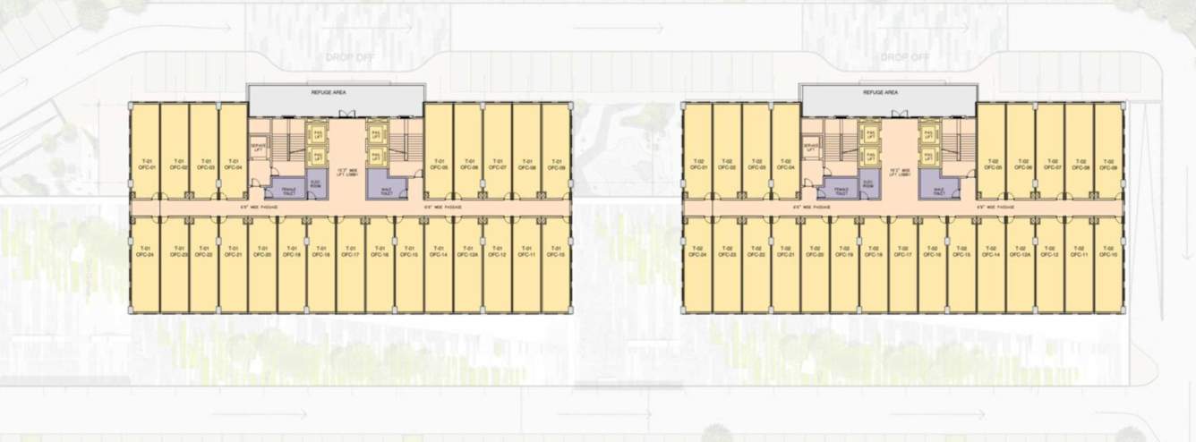  sushma metropol Sushma Metropol Cluster Plan For 11th Floor
