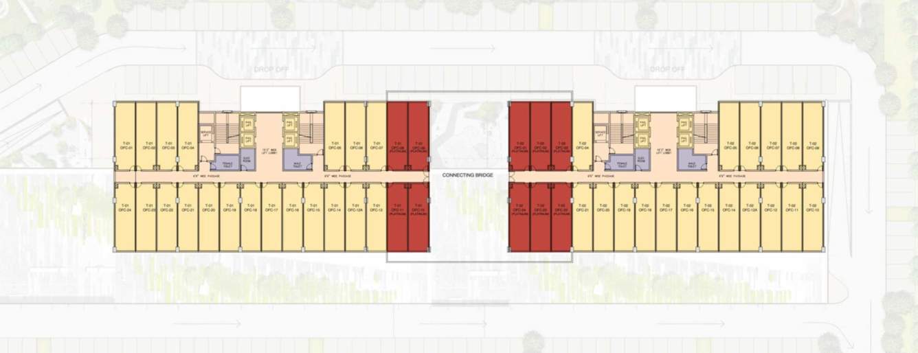  sushma metropol Sushma Metropol Cluster Plan For 14th Floor
