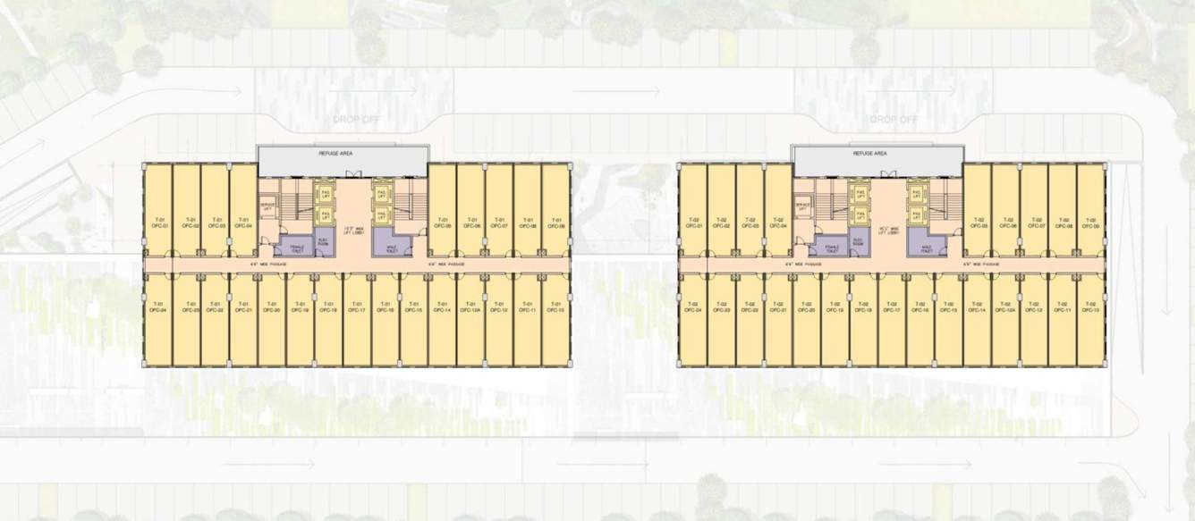  sushma metropol Sushma Metropol Cluster Plan For 15th Floor