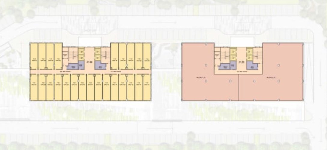  sushma metropol Sushma Metropol Cluster Plan For 16th Floor