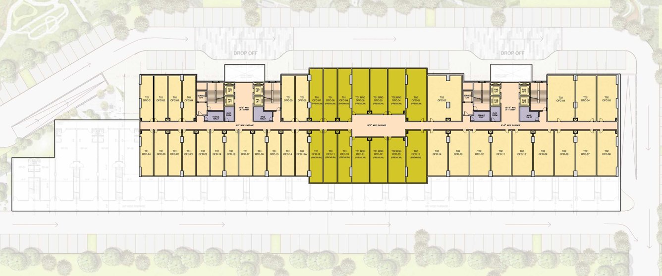  sushma metropol Sushma Metropol Cluster Plan For 8th Floor