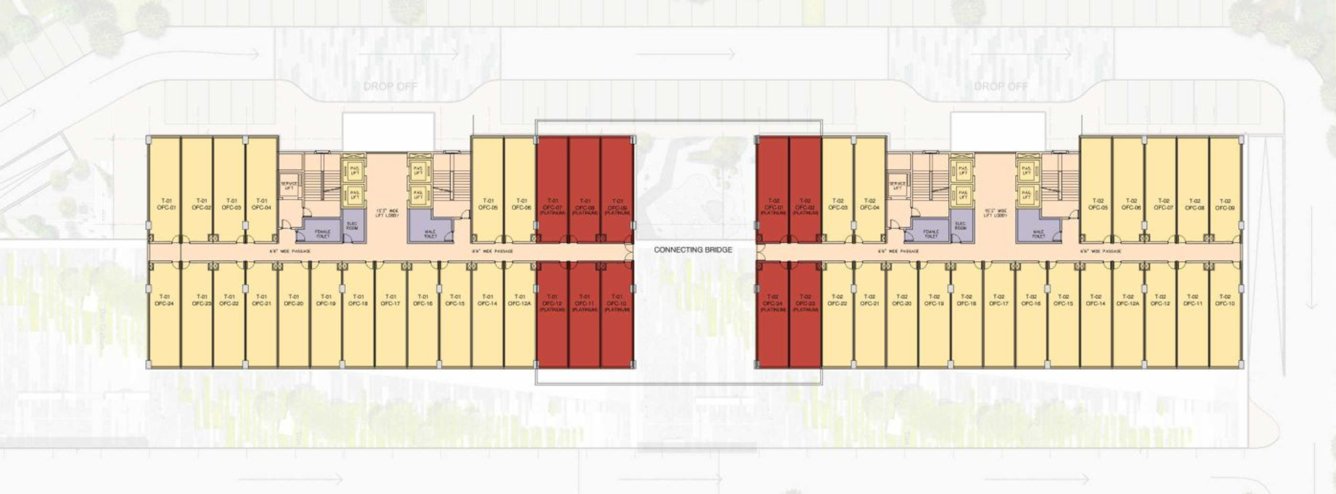  sushma metropol Sushma Metropol Cluster Plan For 9th Floor