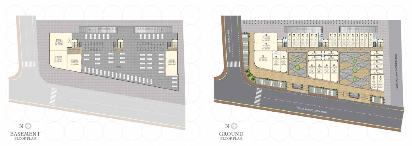  titanium Royal Titanium Cluster Plan for Basement And ground Floor