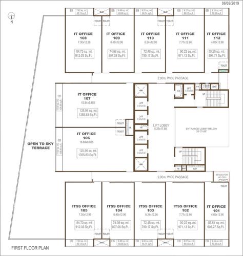  milestone-phase-ii Bhairaav Milestone Phase II Cluster Plan for 1st Floor