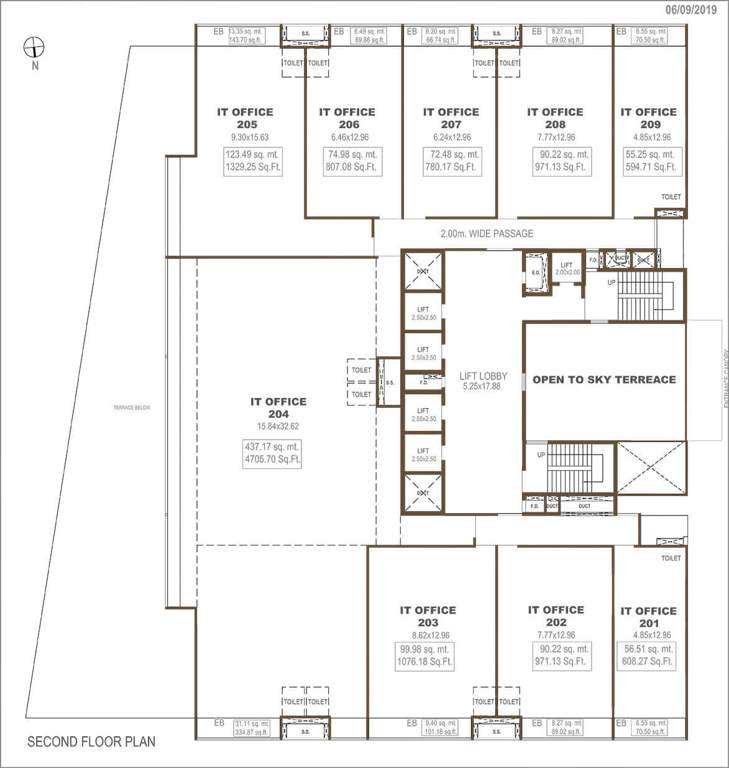  milestone phase ii Bhairaav Milestone Phase II Cluster Plan for 2nd Floor