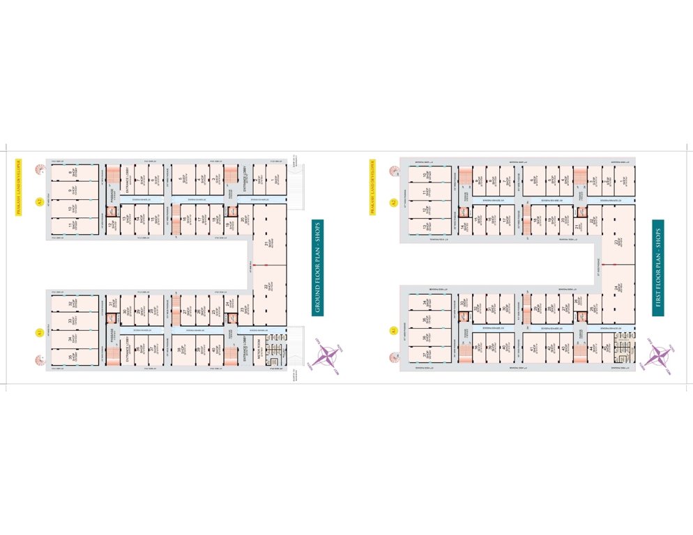 paradise Block A1 Cluster Plan for ground Floor