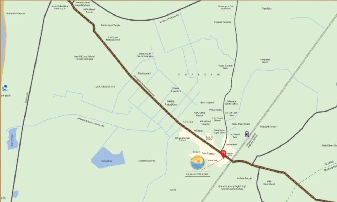 paradise Location Plan