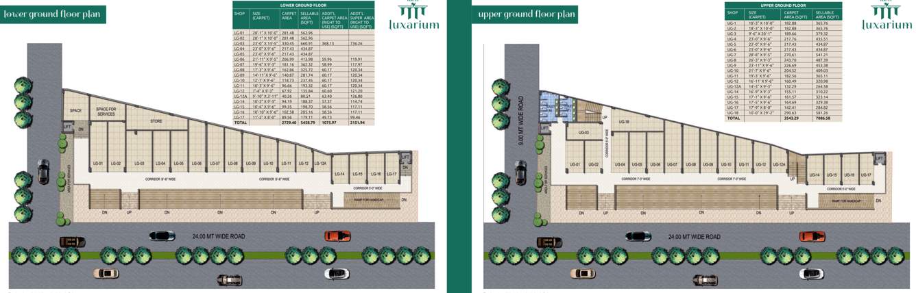  luxarium phase i Vertex Luxarium Phase I Cluster Plan for Lower And Upper ground Floor