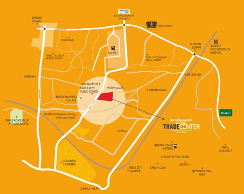 Location Plan madan-maharaj-kasturi-trade-center Location Plan