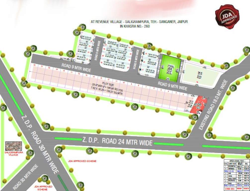  dhwija enclave Layout Plan