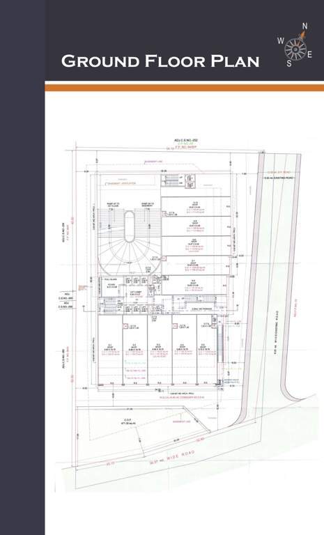 central business hub Central Business Hub Cluster Plan for ground Floor